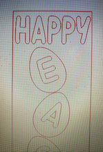 Load image into Gallery viewer, Happy Easter Egg Porch Leaner