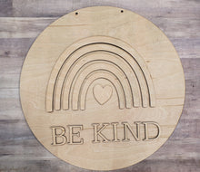 Load image into Gallery viewer, Be Kind Rainbow Round