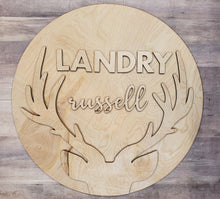 Load image into Gallery viewer, Deer Name Round