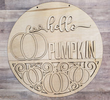 Load image into Gallery viewer, Hello Pumpkin Round