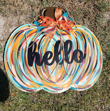 Load image into Gallery viewer, Chunky Pumpkin with words