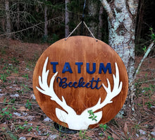 Load image into Gallery viewer, Deer Name Round