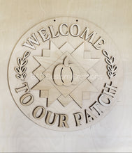 Load image into Gallery viewer, Patchwork Pumpkin Round