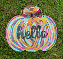 Load image into Gallery viewer, Chunky Pumpkin with words