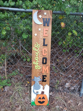 Load image into Gallery viewer, Welcome ghouls Porch Leaner