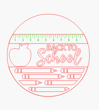 Load image into Gallery viewer, Back to school Round