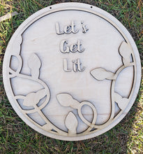 Load image into Gallery viewer, Christmas Lights Round