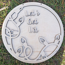 Load image into Gallery viewer, Christmas Lights Round Cutouts