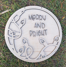 Load image into Gallery viewer, Christmas Lights Round Cutouts