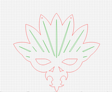 Load image into Gallery viewer, Mardi Gras Mask 2