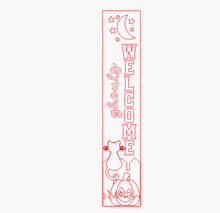 Load image into Gallery viewer, Welcome ghouls Porch Leaner