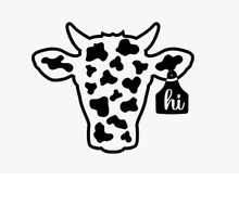 Load image into Gallery viewer, Cow overlay with tag