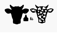 Load image into Gallery viewer, Cow overlay with tag