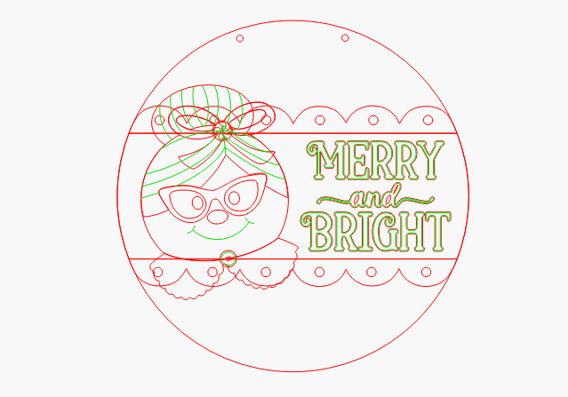 Mrs Claus Merry and Bright