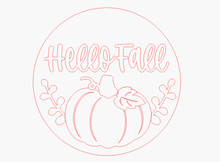 Load image into Gallery viewer, Hello Fall Pumpkin 2
