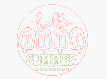 Load image into Gallery viewer, Hello Summer Melting Popsicle
