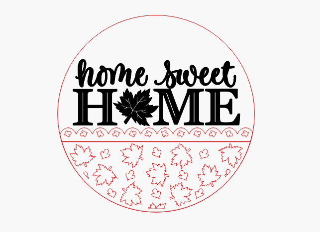Home Sweet Home Leaf