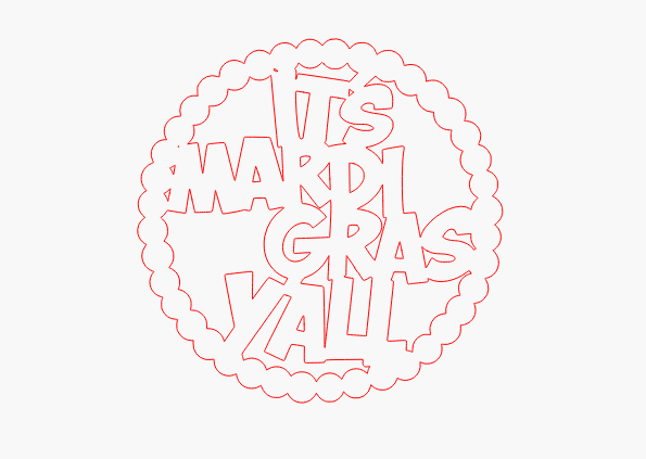 Its Mardi Grass Yall SS