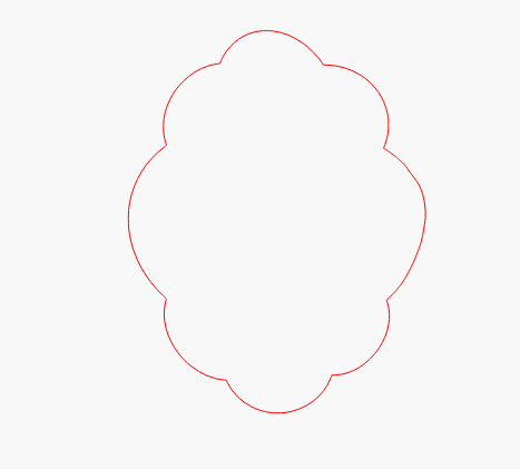 JC Scallop Edge Oval