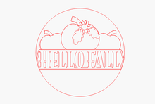 Load image into Gallery viewer, Pumpkin Hello Fall
