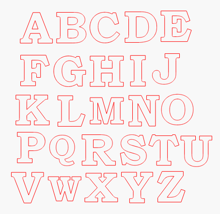 Block Letters – B & C Custom Creations