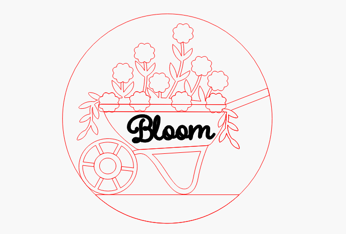 Bloom Wheelbarrow