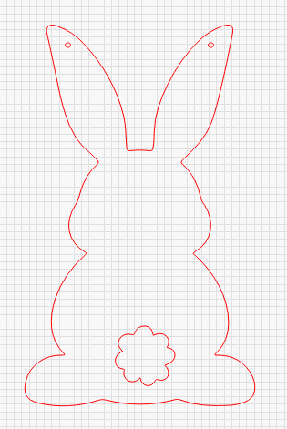 Bunny with Tail