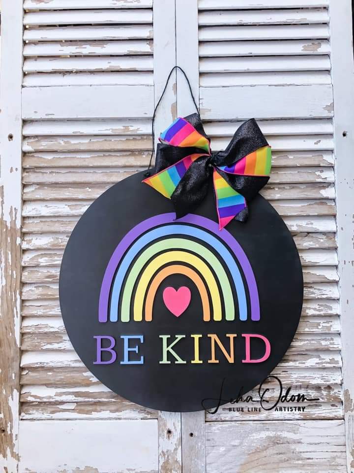 Be Kind Rainbow Round