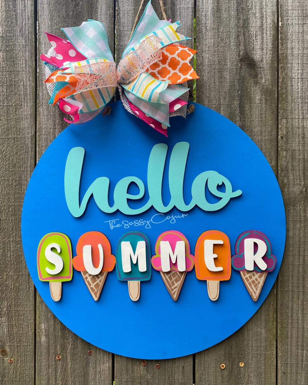 Hello Summer Popsicle/Ice cream