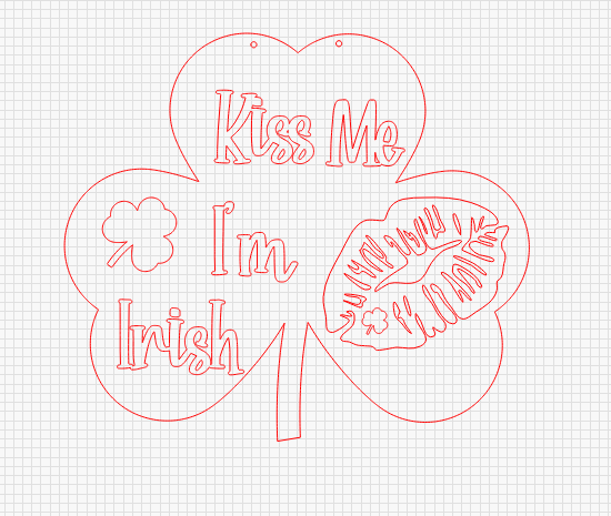 Kiss Me I'm Irish Clover