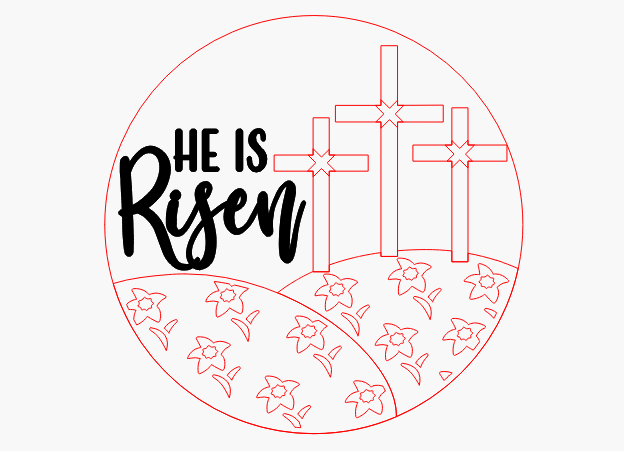 He is Risen Crosses