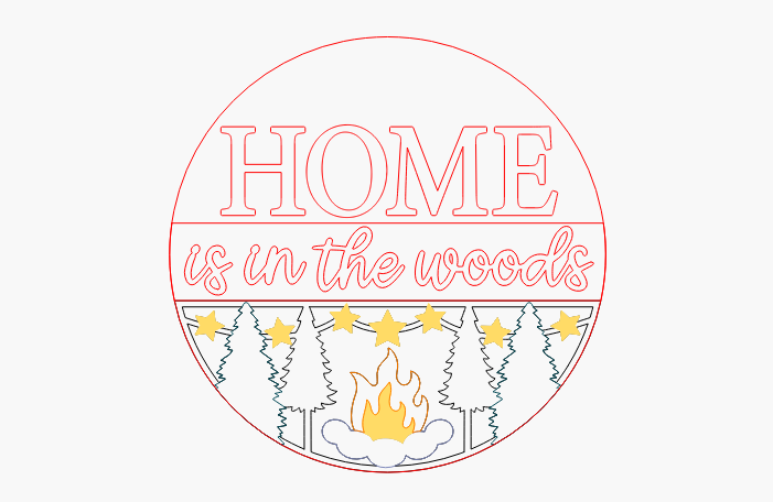 Home is in the woods
