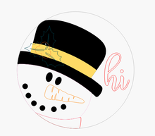 Load image into Gallery viewer, Snowman Round
